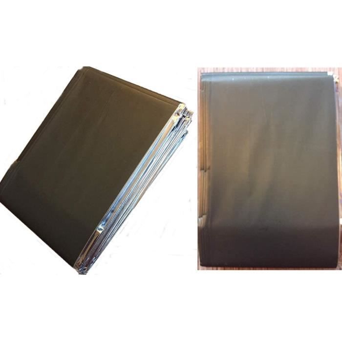 Lot De 5 Couvertures De Survie - 210x160cm, Or/argent, En PET, Pour Premiers Secours, Marathon, Randonnée