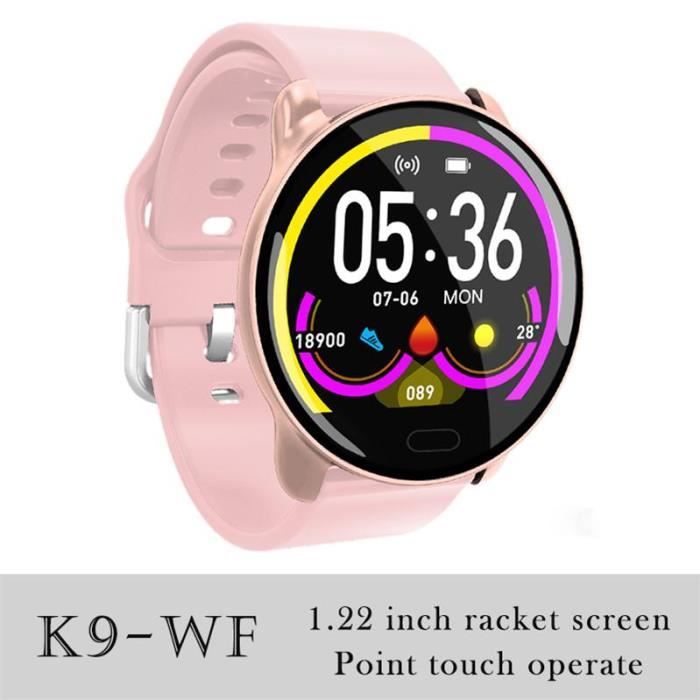 Showyoo Montre Connectée Fitness Tracker HR Bleu Marine, Suivi D'activité Et Fitness, Montre Intelligente Pour Homme Et Femme