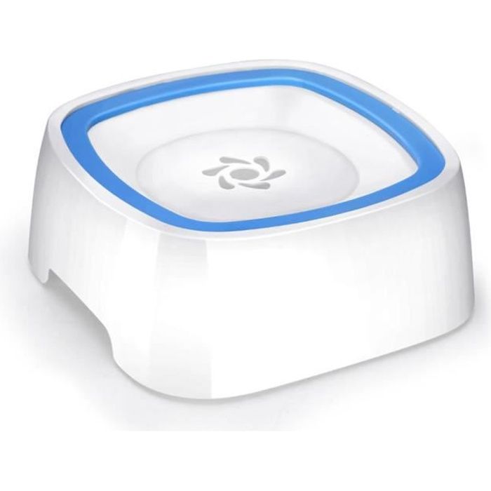 Meilleurs prix pour Fdit Gamelle d'eau pour Chien 1,5L Gamelle pour Animaux de Compagnie Anti-Poussière Bol d'eau pour Chien (Bleu)