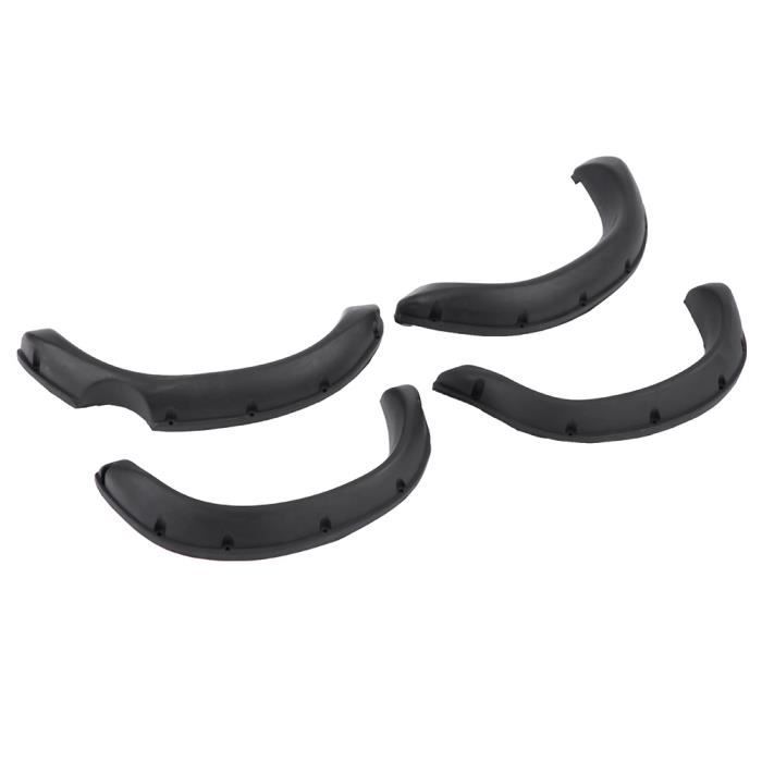 Ashata RC Fender Flare Élargisseurs dailes de roues en caoutchouc de voiture RC pour chenille télécommandée à léchelle 1/10