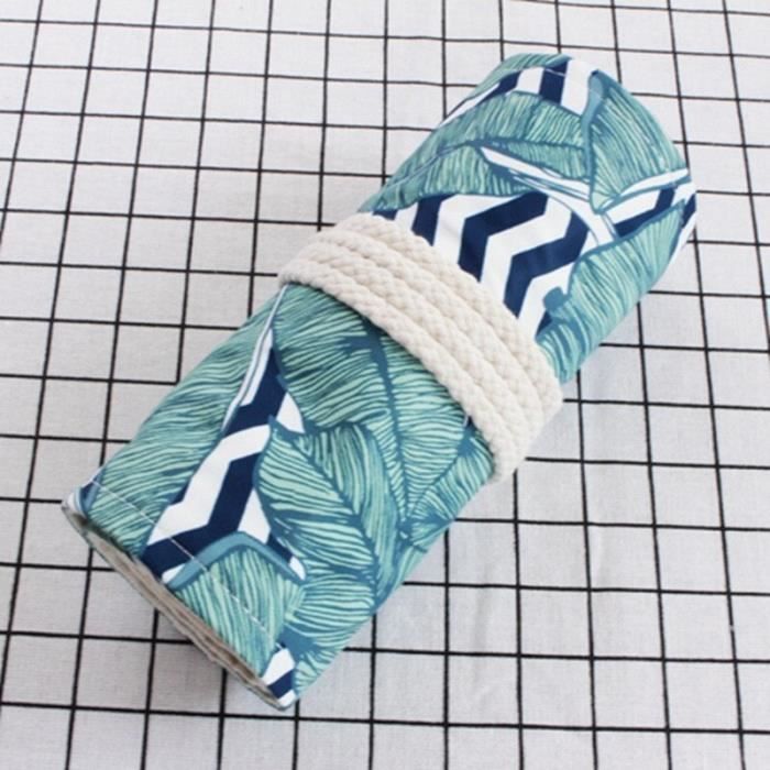 22 Trous Porte Pinceaux Trousse à Crayon Pour Pinceau D