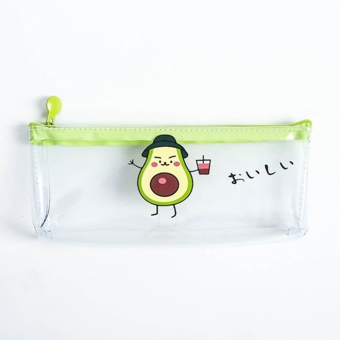 Trousse Scolaire,Sac à Crayons Transparent De Grande Capacité,série