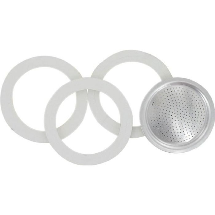 Joint Ø70mm + filtre 6 tasses Pour cafetière Moka