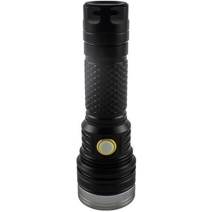 Lampe De Poche Big Beam 211 U-C Lite - Vintage Rouge Métal USA, Occasion Non Testée