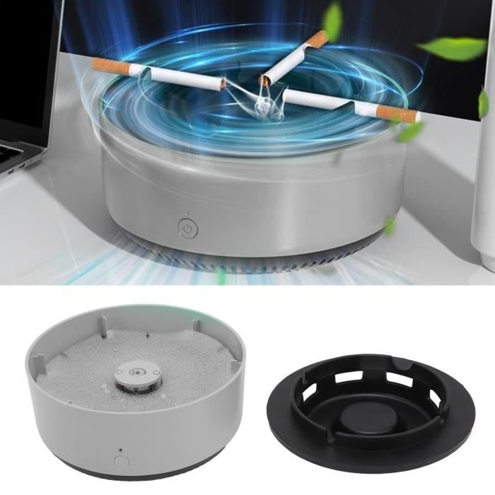 Cendrier Sans Fumée Purificateur D'air USB Rechargeable - Pour Intérieur, Bureau, Bar - Filtre à Odeurs