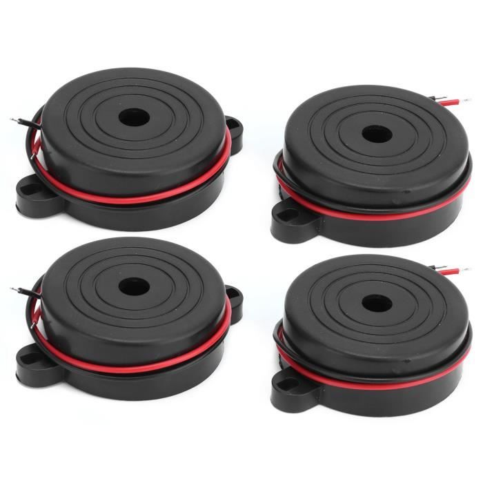 Lot De 2 Buzzers Piézo Actifs 3-24V - Alarme 100 DB, Pour Projets Électroniques, Alarmes, Jouets