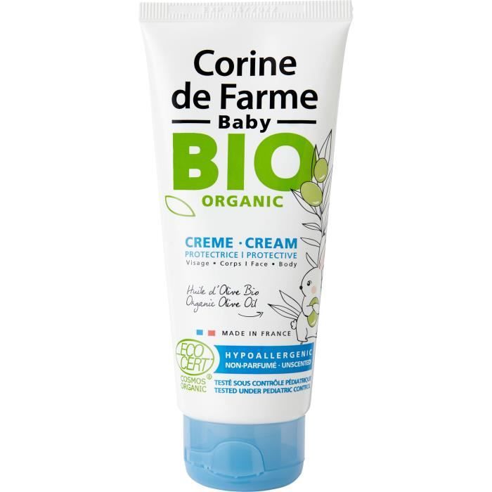 Corine De Farme Creme Bebe Protectrice Visage Corps Certifiee Bio Avec Ecocert Cosmos Organic Feuille D Olivier Et Huile D Ol Cdiscount Au Quotidien