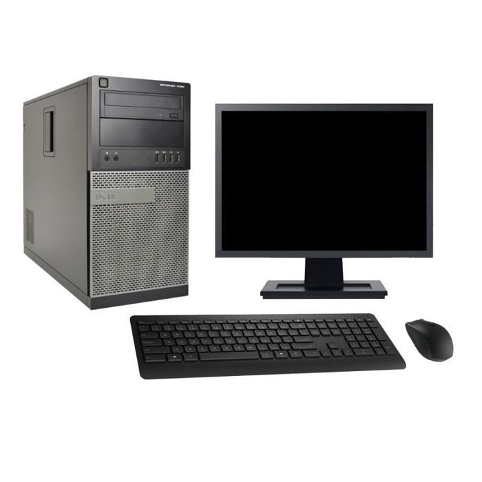 PC Tour Dell 7020 Ecran 19 Intel i7-4770 RAM 16Go Disque 500Go Windows 10 Wifi
