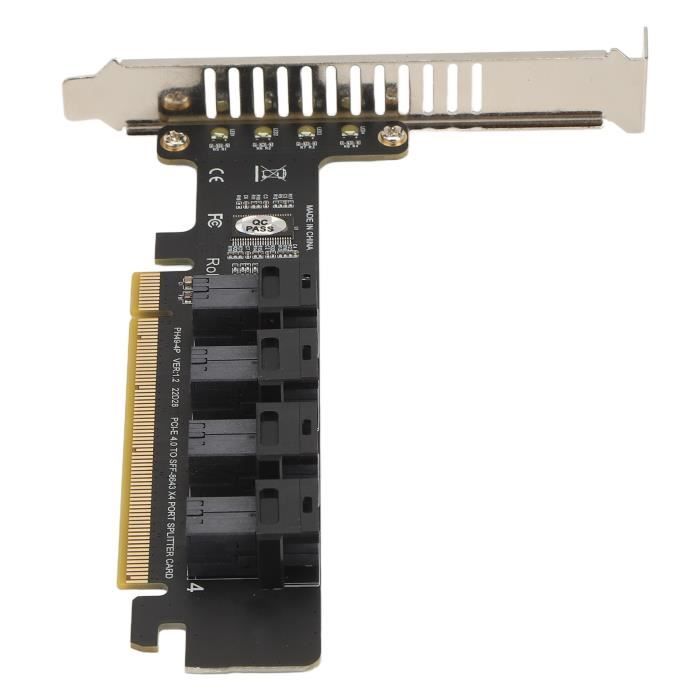Carte Mer Carte D'extension PCIE X16 Vers 4 Ports U.2 NVME SFF 8643 8639 - Chine STC Electronic (Hong Kong Ryzen 5 7600 Carte Mer Carte D'extension PCIE X16 Vers 4 Ports U.2 NVME SFF 8643 8639 - Chine STC Electronic (Hong Kong Ryzen 5 7600