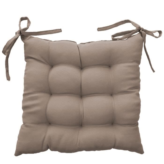 Assise Matelassée Coton Uni Mountain Gris Clair Today | La Redoute