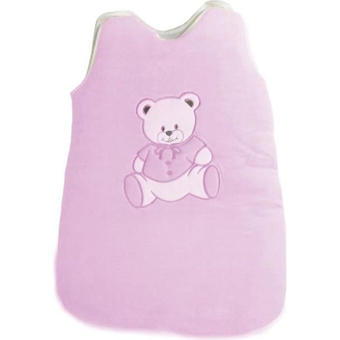 Gigoteuse pour bébé 0 à 6 Mois rose - Motif Nounours