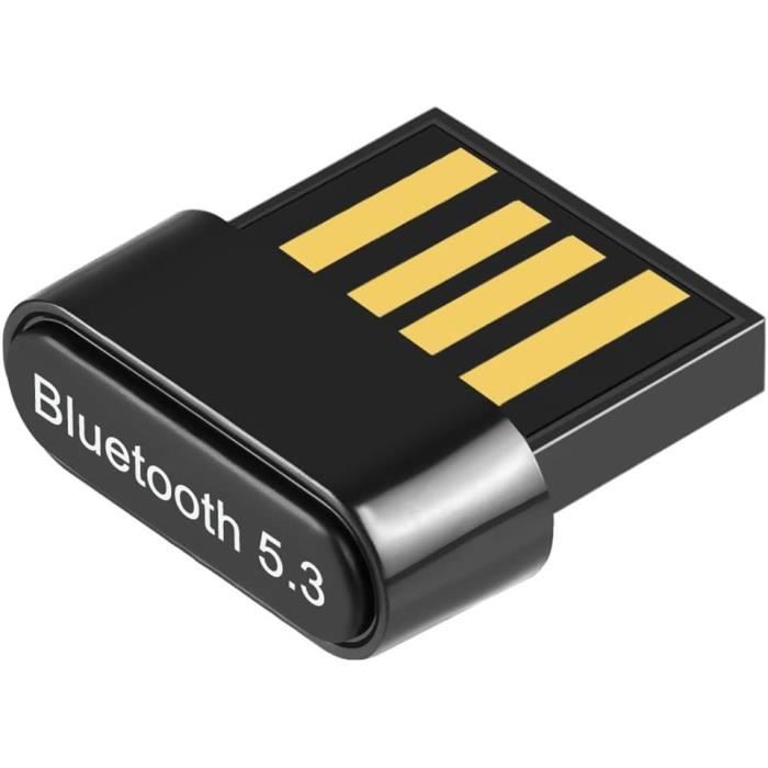 Adaptateur Bluetooth PC,USB Bluetooth 5.3 Dongle EDR Clé Bluetooth pour  PC,Ordinateur de Bureau,Ordinateur Portable Compatible av - Cdiscount  Informatique