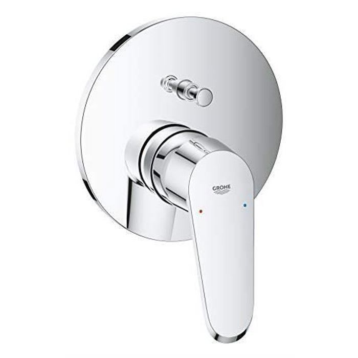 Mitigeur bain douche encastré GROHE 24056002 Finition chromée Convient pour baignoire Levier en métal