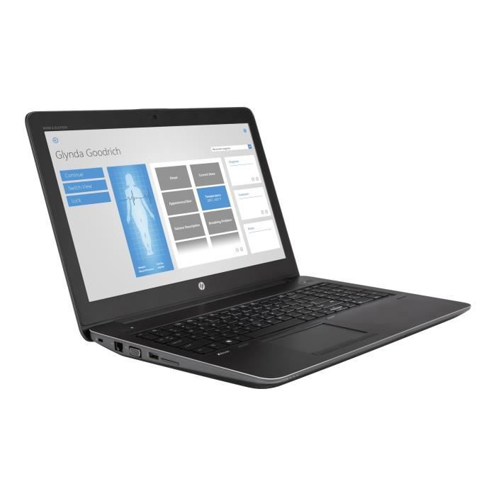 Top achat PC Portable HP ZBook 15 G4 Mobile Workstation - Core i7 7700HQ - 2.8 GHz - Win 10 Pro 64 bits - 16 Go RAM pas cher
