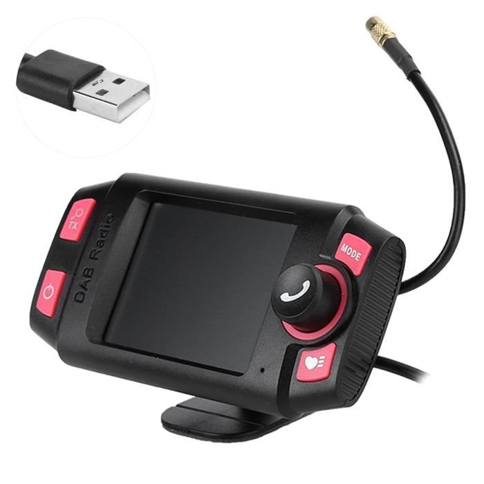 Récepteur Bluetooth DAB+ Avec Transmetteur FM Pour Voiture | Compatible Toutes Voitures, Charge USB 3.1A Double Port | Écran LCD, Mains Libres Et Lecture USB/TF