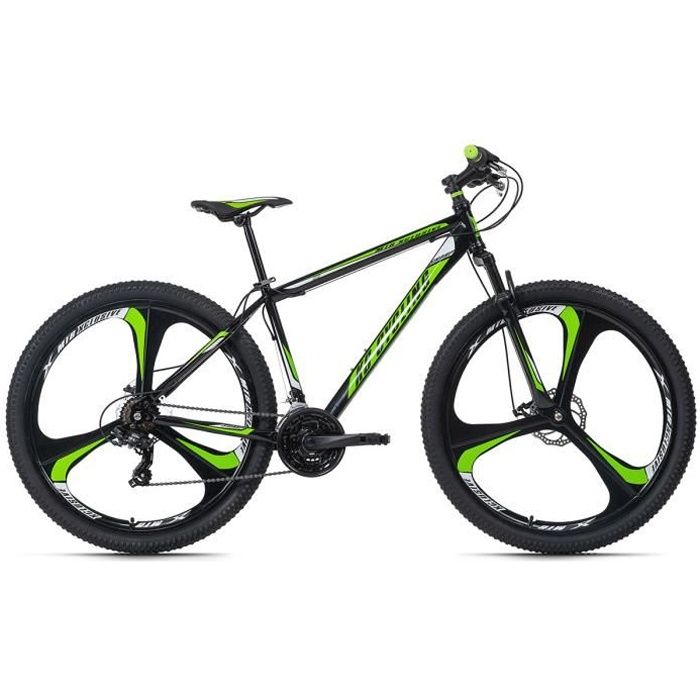 VTT semi rigide 29 Sharp noir vert KS Cycling Chemins et sentiers Mecaniques 21 vitesses Cdiscount Sport