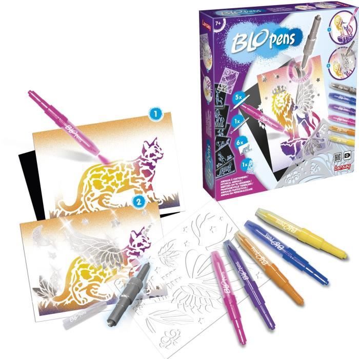 LANSAY - BLOPENS FASHION - Animaux à Customiser - Activités Artistiques - Dessin et Coloriage - Dès