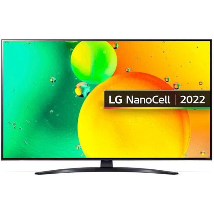 Téléviseur LG 43NANO76 - NanoCell UHD 4K - 108 cm - Smart TV - 3 ports HDMI