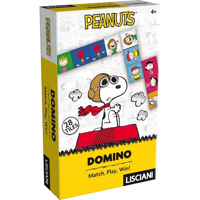 Peanuts Jeu de Dominos Jeu classique LISCIANI Univers Snoopy