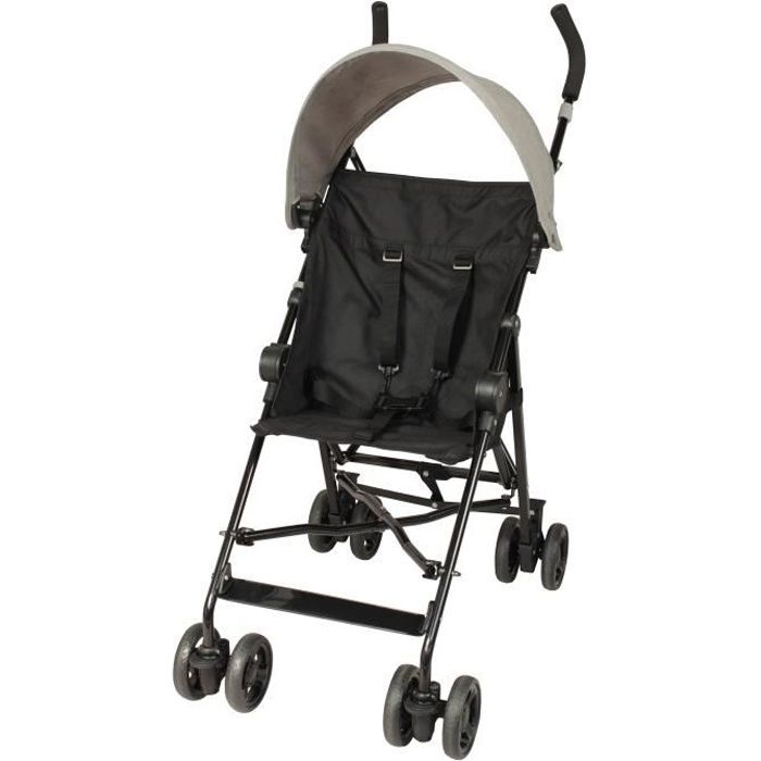 Poussette canne bébé confort noir - Cdiscount Puériculture & Eveil