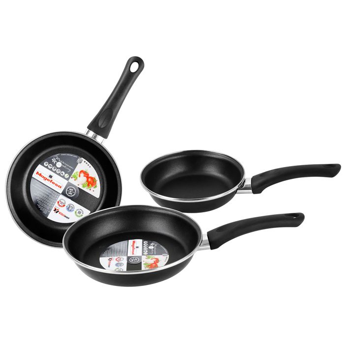 St 3 Poêls à frir 24-26-28cm, Induction, PIRR Non Adhérnt sans PFOA Gris Magfsa Gransasso au millur prix St 3 Poêls à frir 24-26-28cm, Induction, PIRR Non Adhérnt sans PFOA Gris Magfsa Gransasso au millur prix