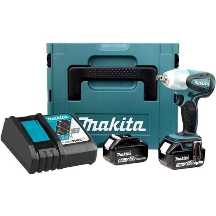 Boulonneuse a chocs 18V MAKITA DTW251RTJ Li Ion 2x 5.0Ah dans coffret MakPac - vue 2