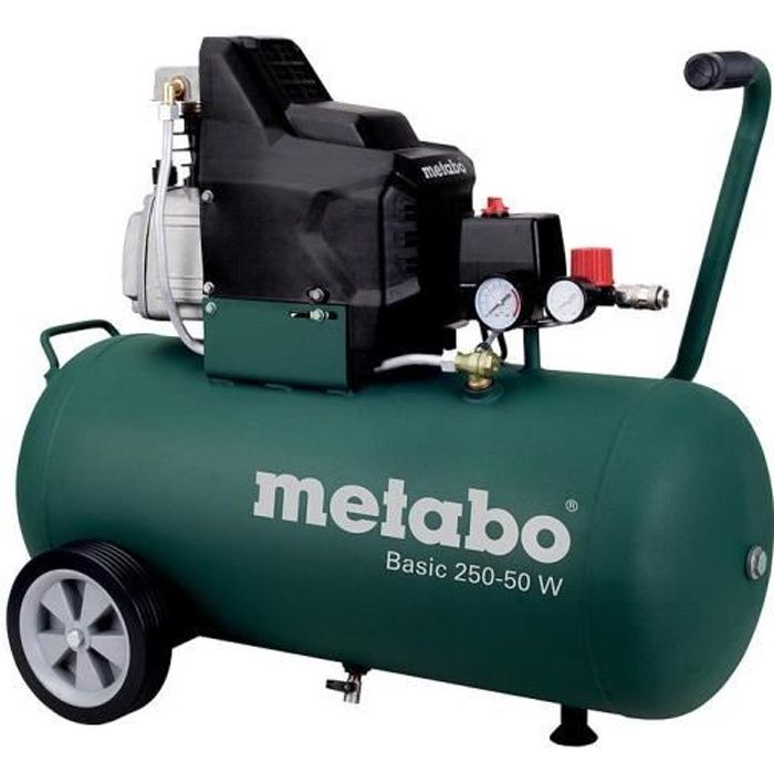 Metabo - Compresseur à pistons avec huile 50 l 1.5 kW 8 bar - Basic 250-50 W