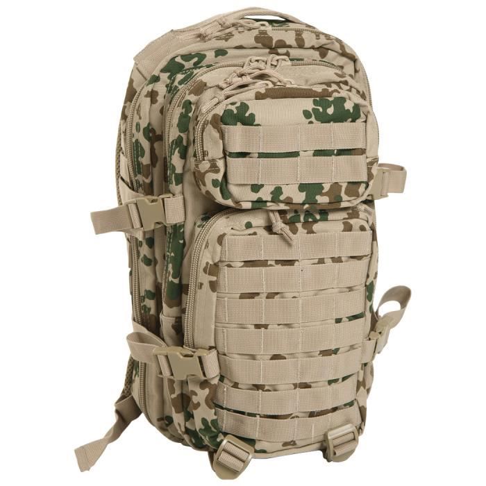 Sac à dos - Mil-Tec - Molle US Assault Pack Petit - 20L - Beige - 100% polyester enduit PVC Sac à dos - Mil-Tec - Molle US Assault Pack Petit - 20L - Beige - 100% polyester enduit PVC