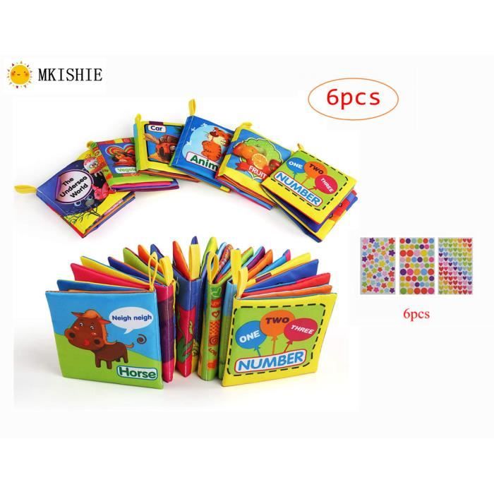 Livre Bebe Tissu Livre De Bain Lot De 6 Book Baby Educatif En Tissu Jouets Pour Enfants Soft Book Exercice De Intelligence Cdiscount Jeux Jouets Livre Bebe Tissu Livre De Bain Lot De 6 Book Baby Educatif En Tissu Jouets Pour Enfants Soft Book Exercice De Intelligence Cdiscount Jeux Jouets