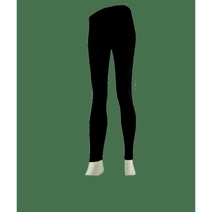legging fille elémenterre bethel - noir - 14 ans - coupe ajustée - intérieur brossé doux - 100% polyester