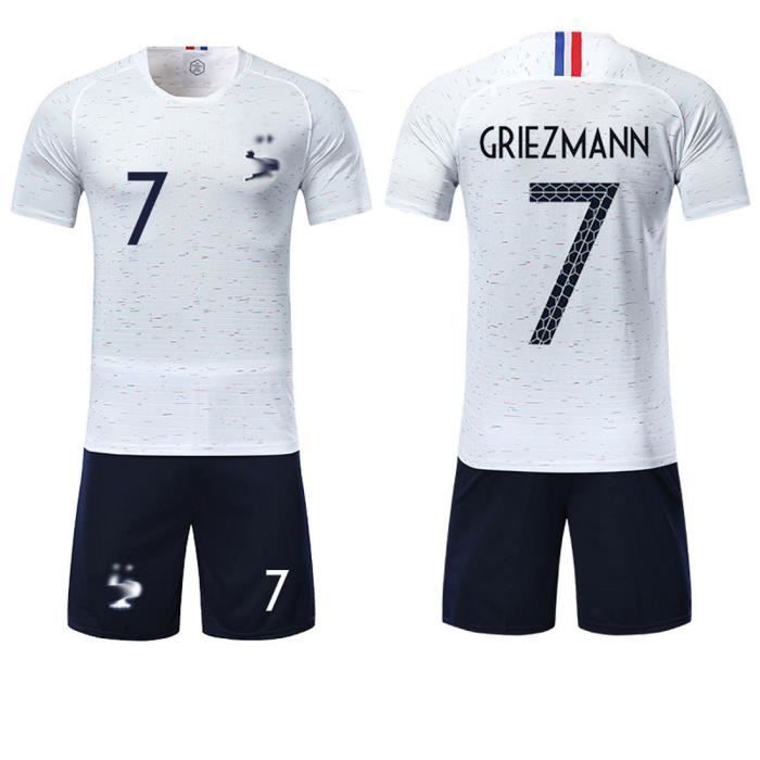 Griezmann No7 Equipe De France 2 étoiles Jersey Maillots