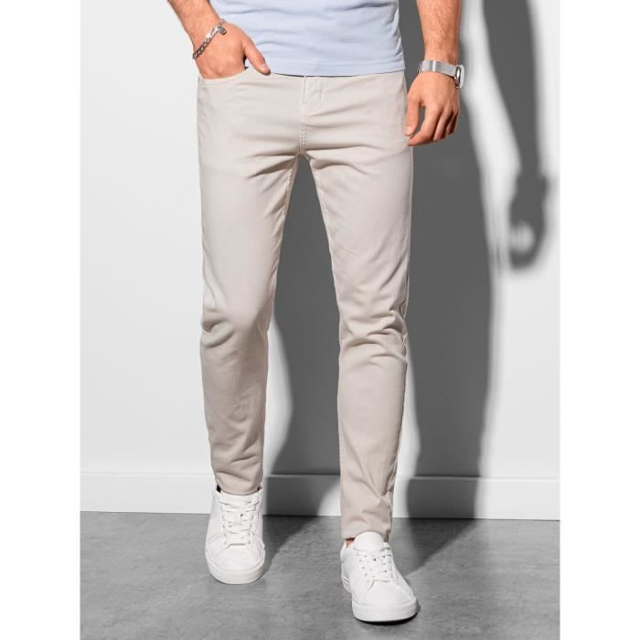 Pantalon chino - Ombre - Pour Homme - Beige clair Beige clair