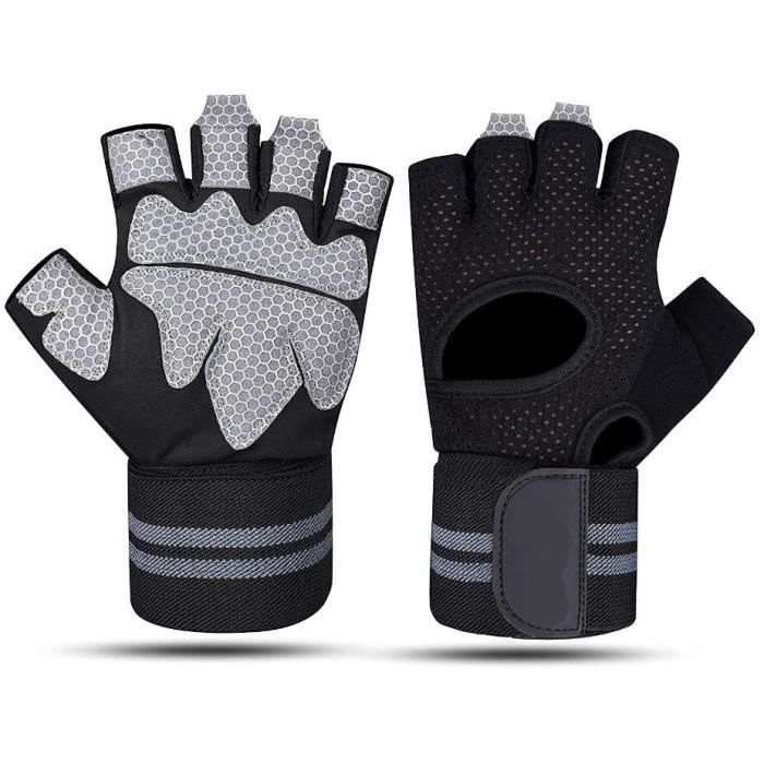 Cyclisme Barre de Traction Musculation Gymnastique Gants de Sport Training pour Halterophilie HILAEX Respirant Gants de Fitness pour Hommes et Femmes