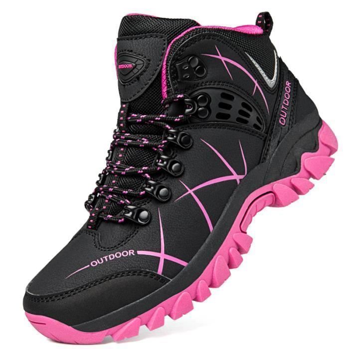 Chaussures Montantes Chaussures de Randonnée Femmes Confortable