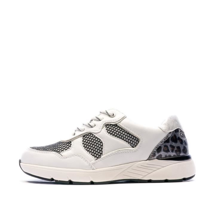Baskets basses sales blanches femme