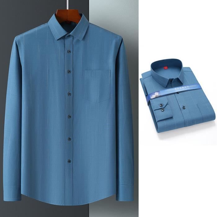 Chemise EDWIN Harbour En Coton Style Jeans - Bleu, Manches Longues, Taille M/40 - NEUVE Sans étiquettes
