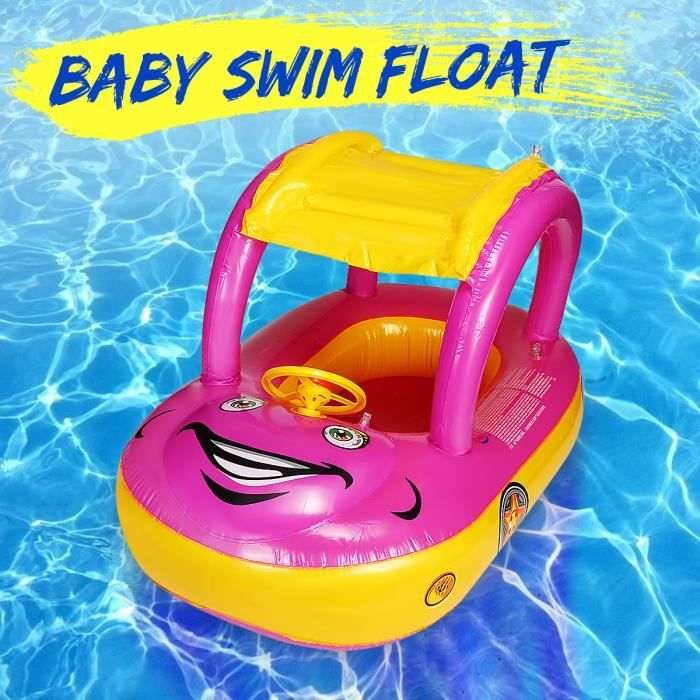 Generic bateau, cercle de siège de natation pour bébé et enfant Avec Volant  & Klaxon à prix pas cher