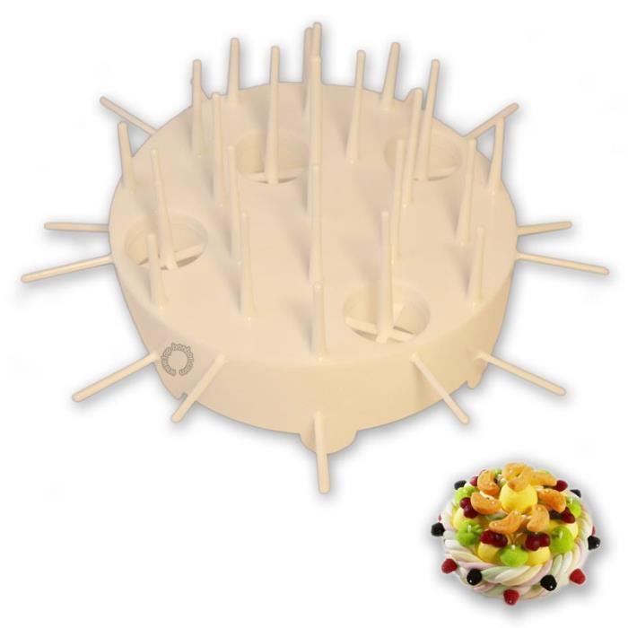 Support Gâteau de bonbon Blanc 220mm Cdiscount Au quotidien