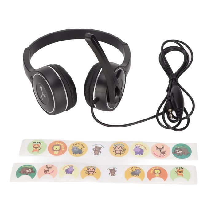 Sendowtek Casque Bluetooth sans Fil Casque Audio Stéréo Pliable Casque d'oreille de Chat avec