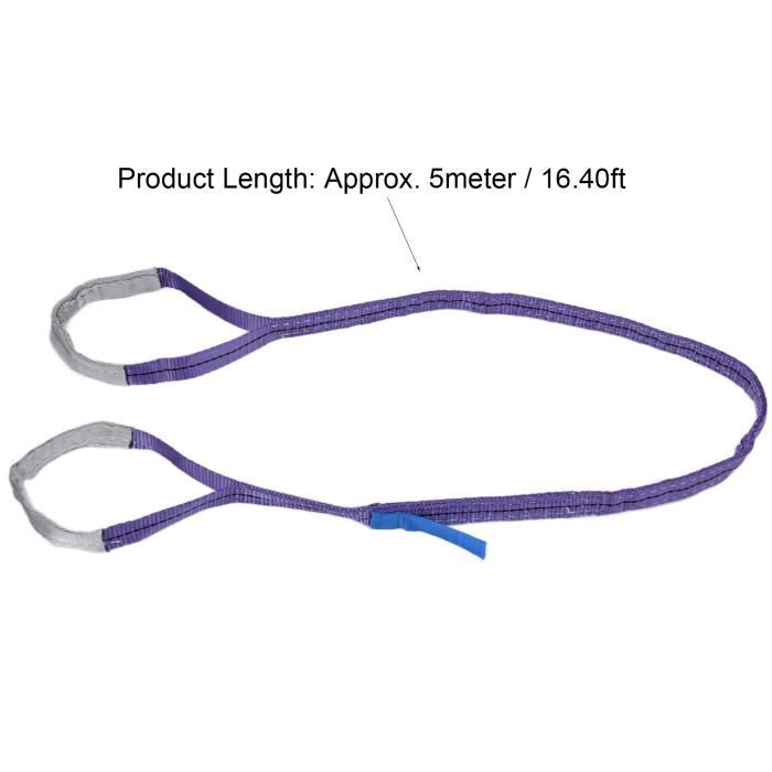 Lot De 5 élingues De Levage 1 Tonne - 1 Mètre De Long, 1000kg Chacune, Neuves, Génériques