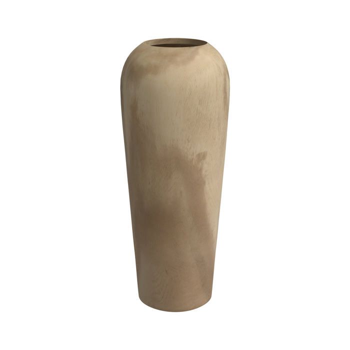 Vase décoratif en bois de suar H70 cm - Makkar - Maison Pavane Vase décoratif en bois de suar H70 cm - Makkar - Maison Pavane