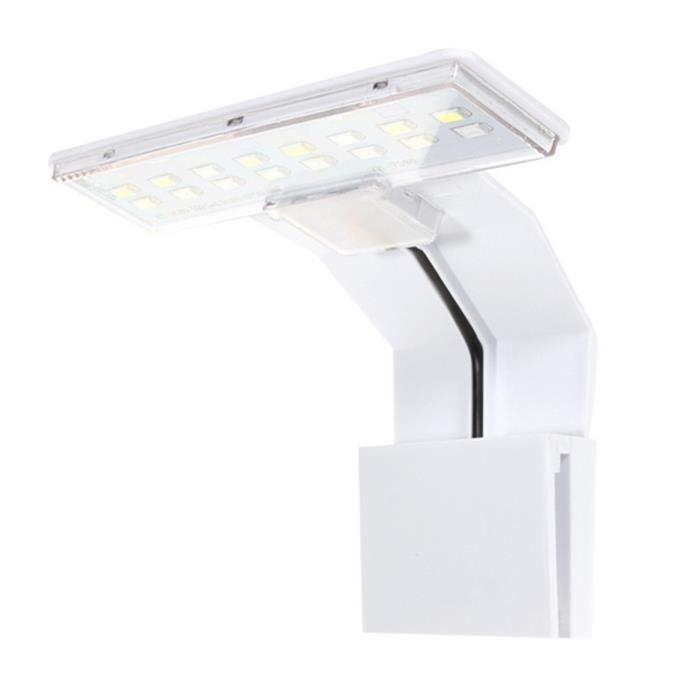 Lampe LED Pour Aquarium - Décor Lumineux Pour Poissons - Noir En ABS