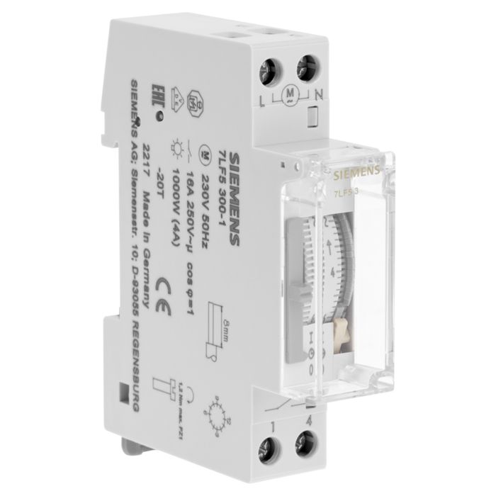SIEMENS Horloge Journaliere 1UM Programmateur horaire synchrone 1 module 16A