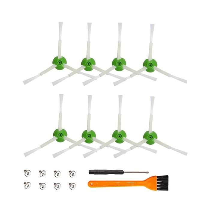 Lot De 3 Brosses Latérales Pour IRobot Roomba I7, I7+, E5, E6, E7 - Marque Vhbw - Neuf