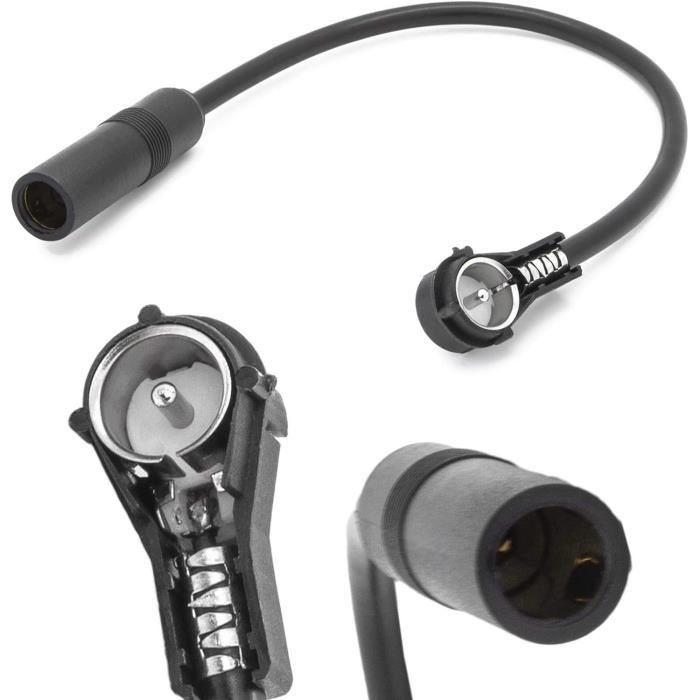Rallonge Antenne Auto Audioproject 2,5m - Câble Coaxial DIN Mâle/femelle Pour Radio FM