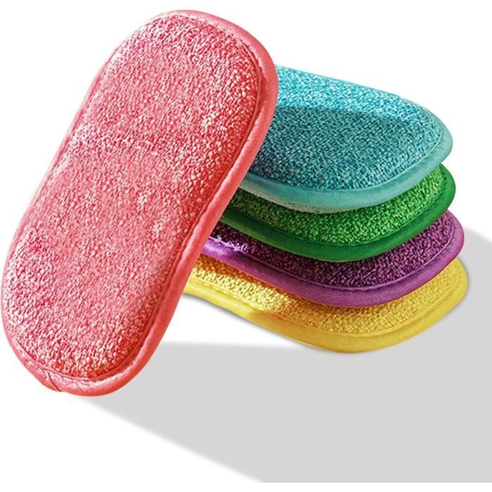 15 Pcs Eponge Lavable Reutilisable, Éponges Vaisselles Lavables Eponge