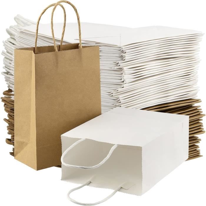 Sacs Cadeaux En Kraft Taeku - 6 Pièces Grands Et Résistants