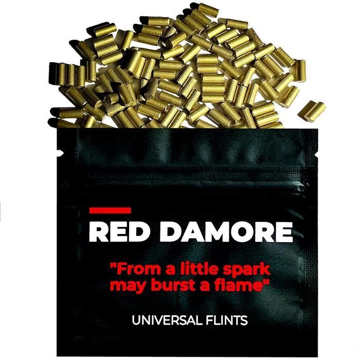 400 Pierres à Briquet Universelles - Compatibles Clipper, Zippo - En Or, Avec Flacon De Rangement - 5