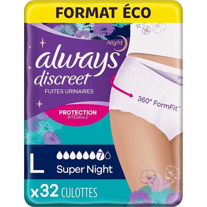 Always Discreet 32 Culottes Incontinence pour