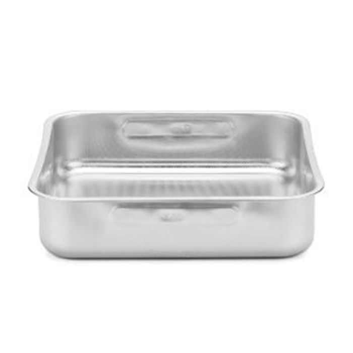 Plat à four carré 32x32x6 cm - Steel Pan Plat à four carré 32x32x6 cm - Steel Pan